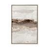 Muted Horizon in Textured Neutrals I | Framed Canvas