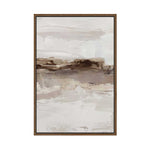 Muted Horizon in Textured Neutrals I | Framed Canvas