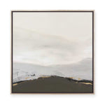 Muted Horizon with Earthy Accents | Framed Canvas