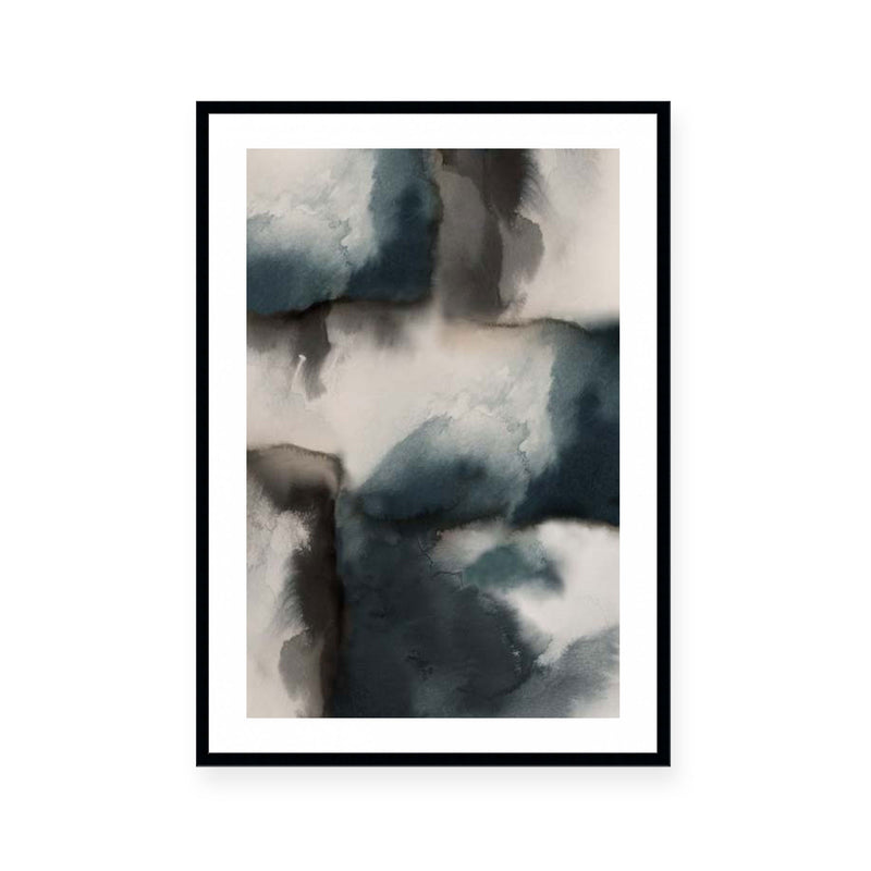 Muted Intersection of Ink and Mist II