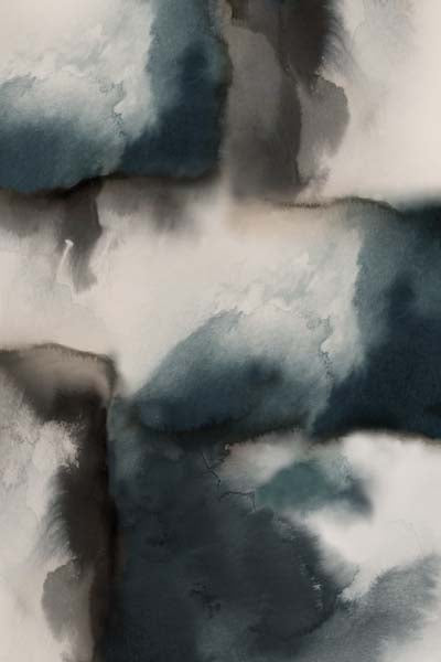 Muted Intersection of Ink and Mist II
