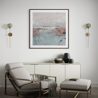 Muted Landscape in Pink
