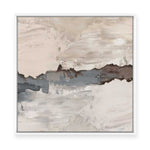 Muted Layers of Earth and Sky | Framed Canvas