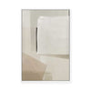 Muted Layers of Geometric Calm | Framed Canvas