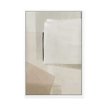 Muted Layers of Geometric Calm | Framed Canvas