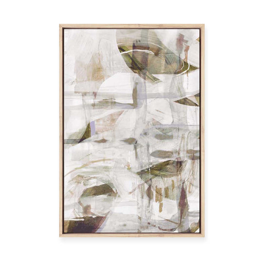 Muted Layers of Reflection II | Framed Canvas