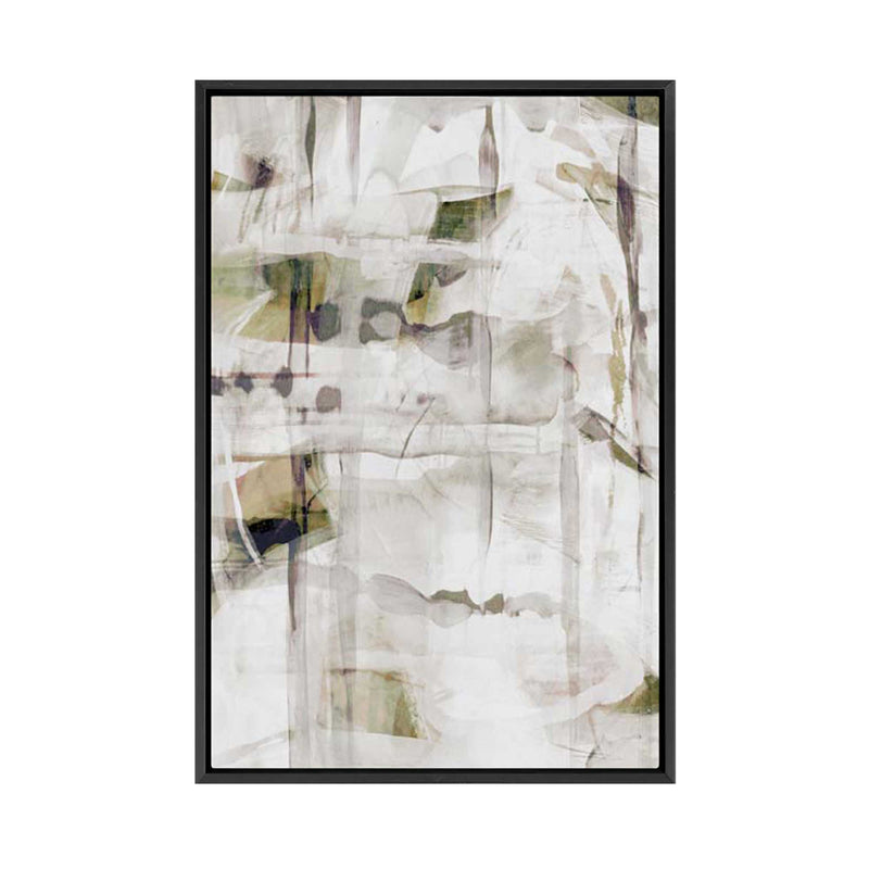 Muted Layers of Reflection I | Framed Canvas
