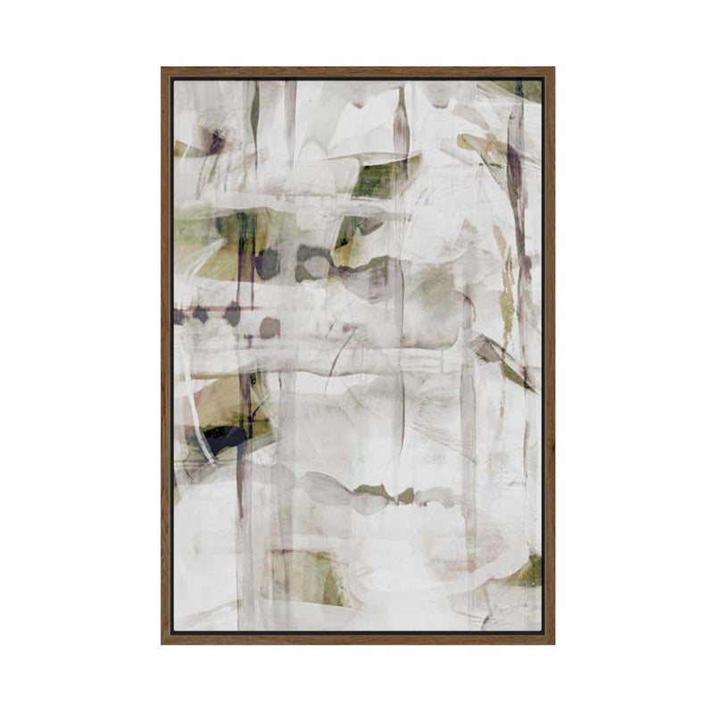 Muted Layers of Reflection I | Framed Canvas