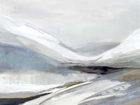 Muted Mountains Over Calm Waters
