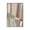 Muted Paths of Gentle Intersection | Framed Canvas