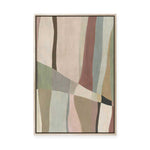 Muted Paths of Gentle Intersection | Framed Canvas