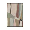 Muted Paths of Gentle Intersection | Framed Canvas