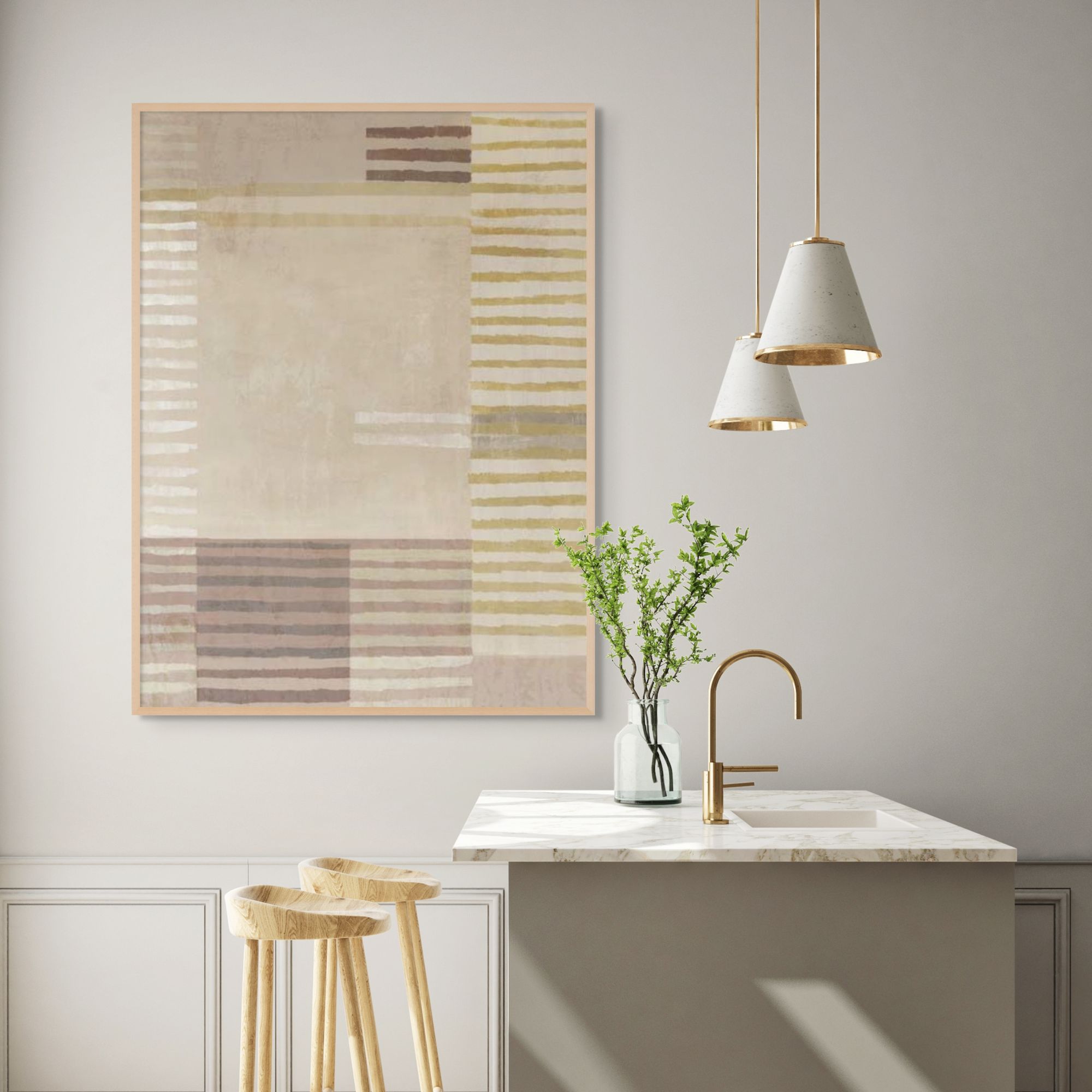 Muted Patterns in Balance Harmony