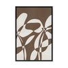 Abstract Petals in Fawn I | Framed Canvas