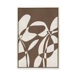 Abstract Petals in Fawn I | Framed Canvas