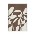 Abstract Petals in Fawn I | Framed Canvas