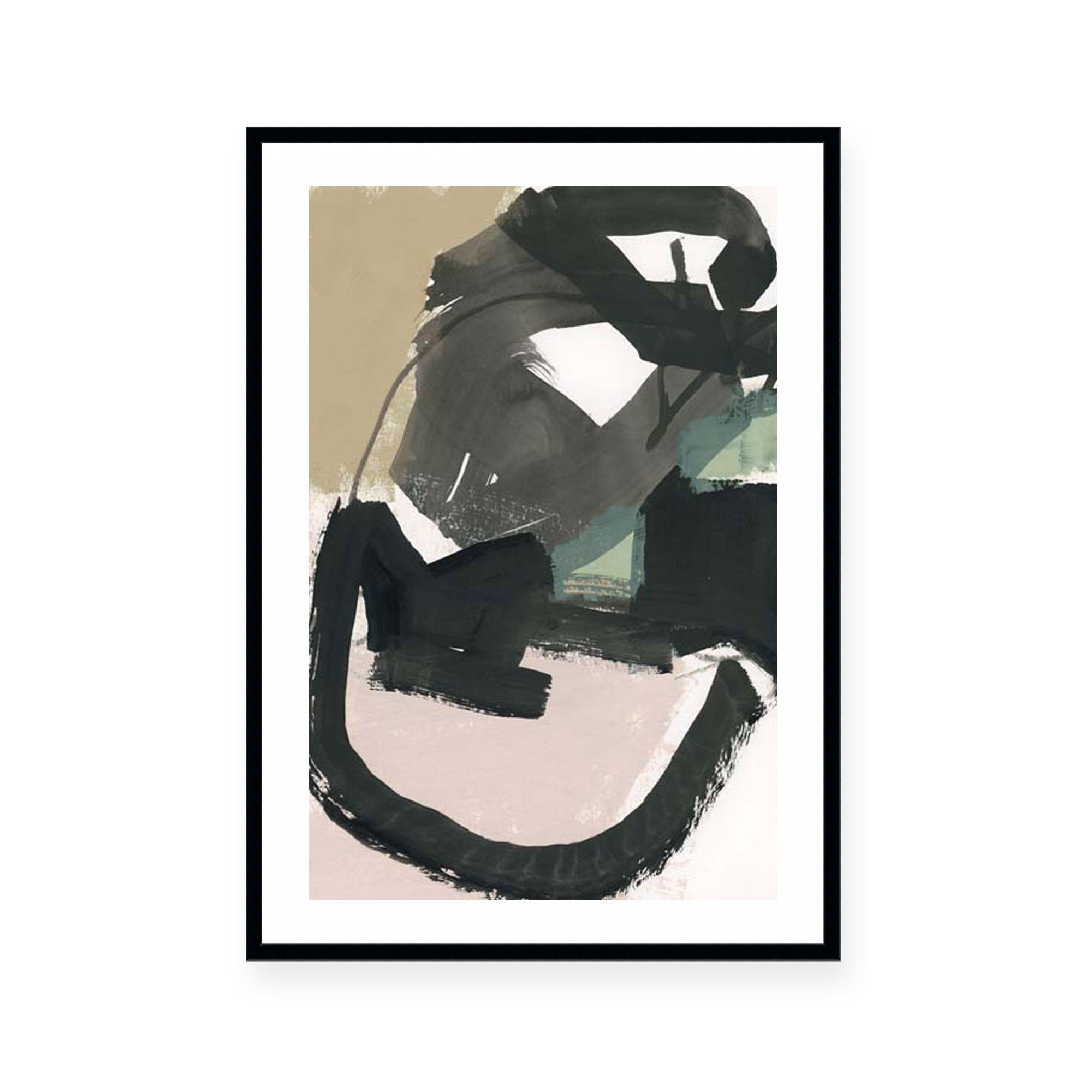 Muted Shapes in Motion I