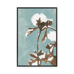 Naïve Floral Silhouette II | Framed Canvas