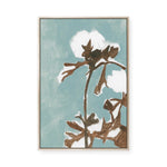 Naïve Floral Silhouette II | Framed Canvas