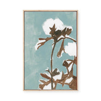 Naïve Floral Silhouette II | Framed Canvas