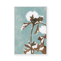 Naïve Floral Silhouette II | Framed Canvas