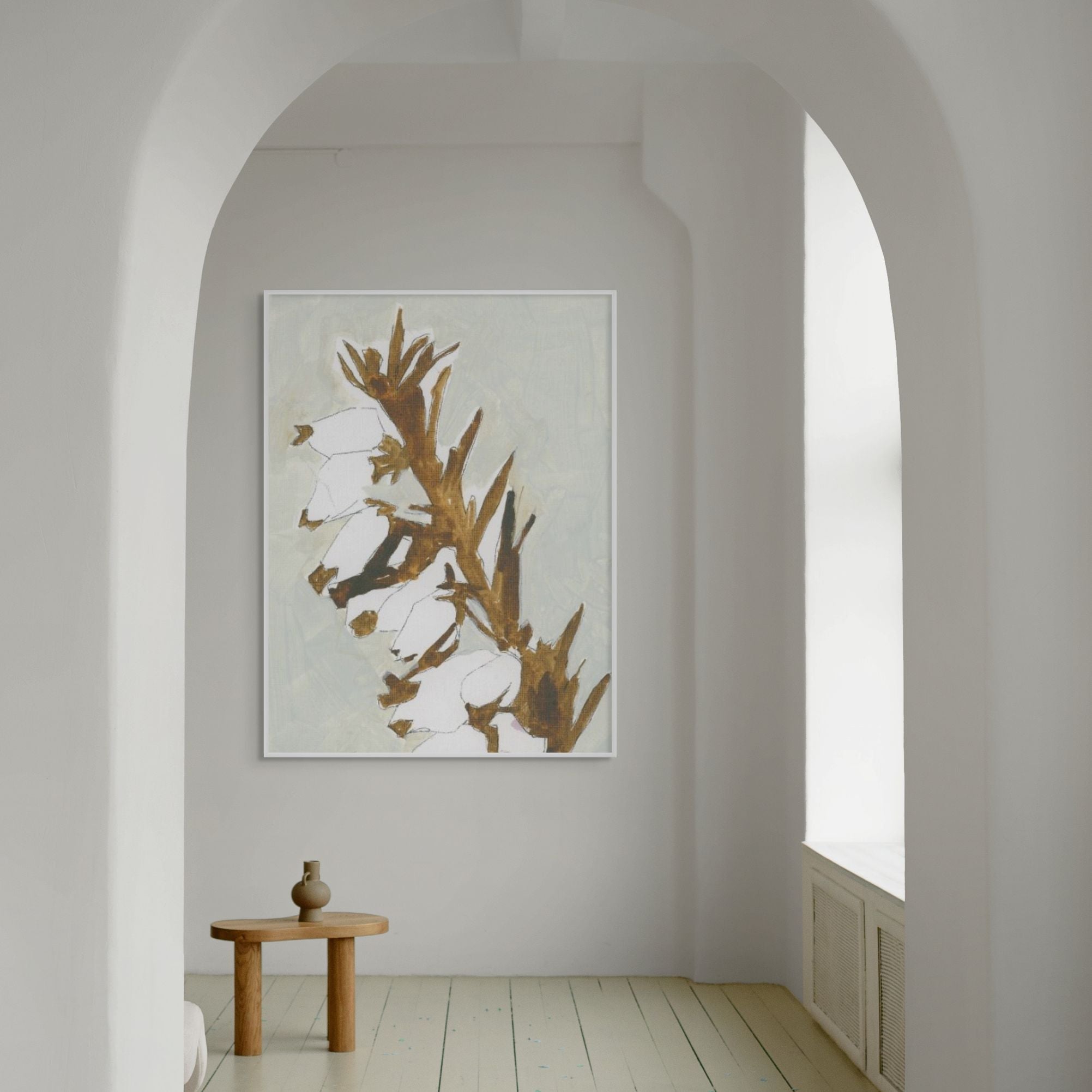 Naïve Floral Silhouette I