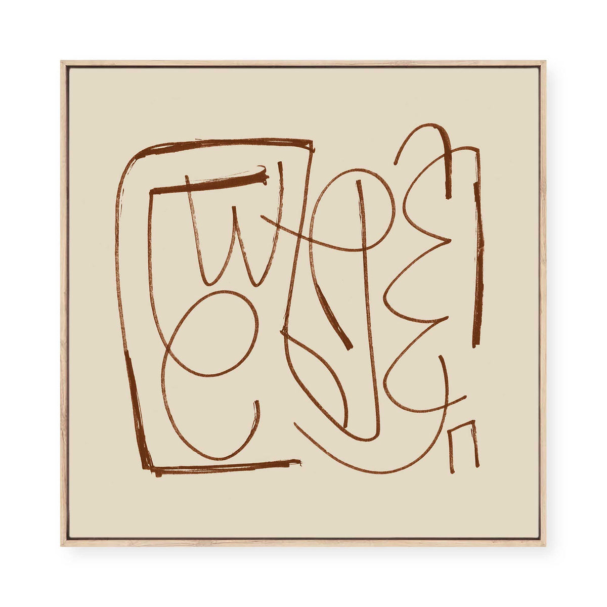 Native | Framed Canvas