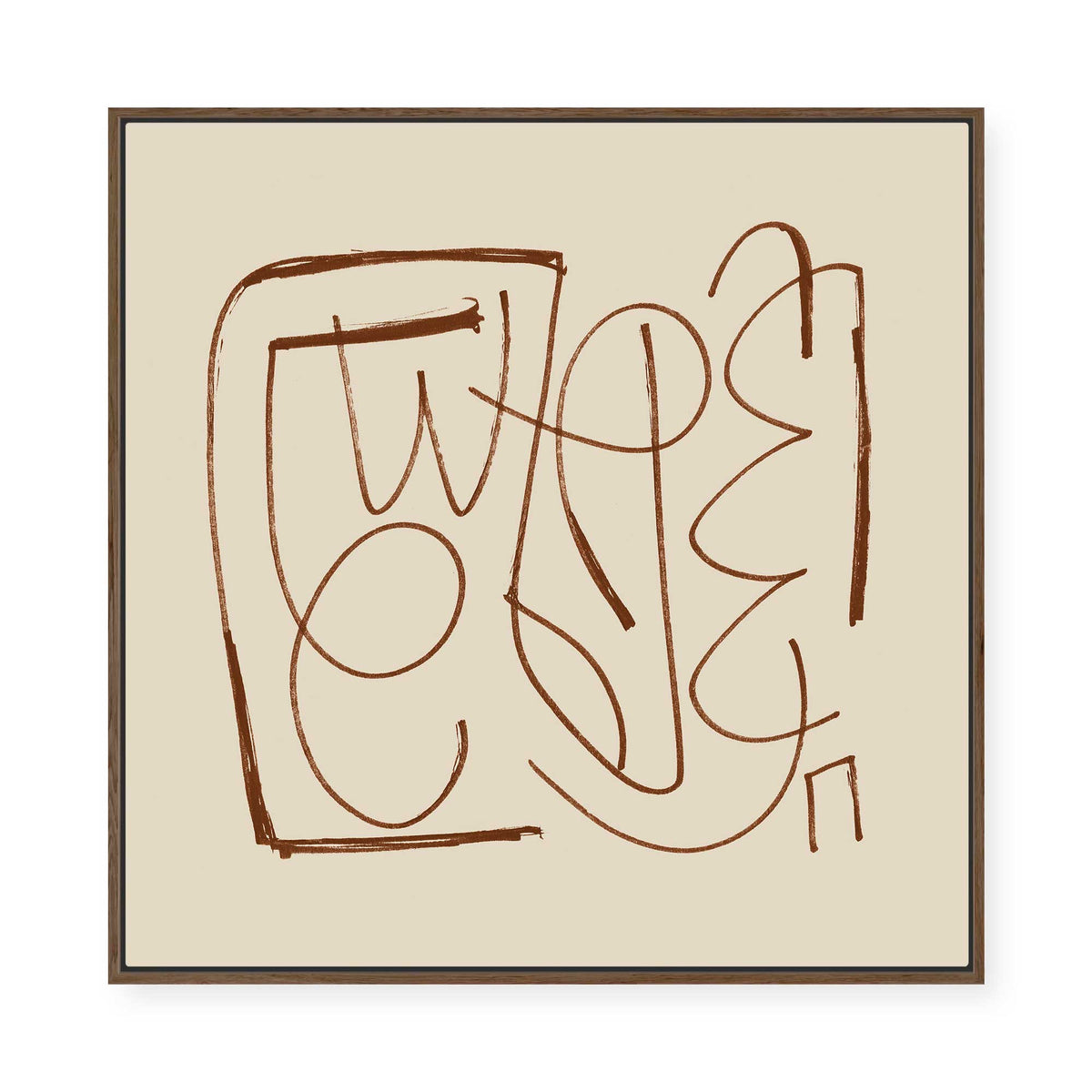 Native | Framed Canvas