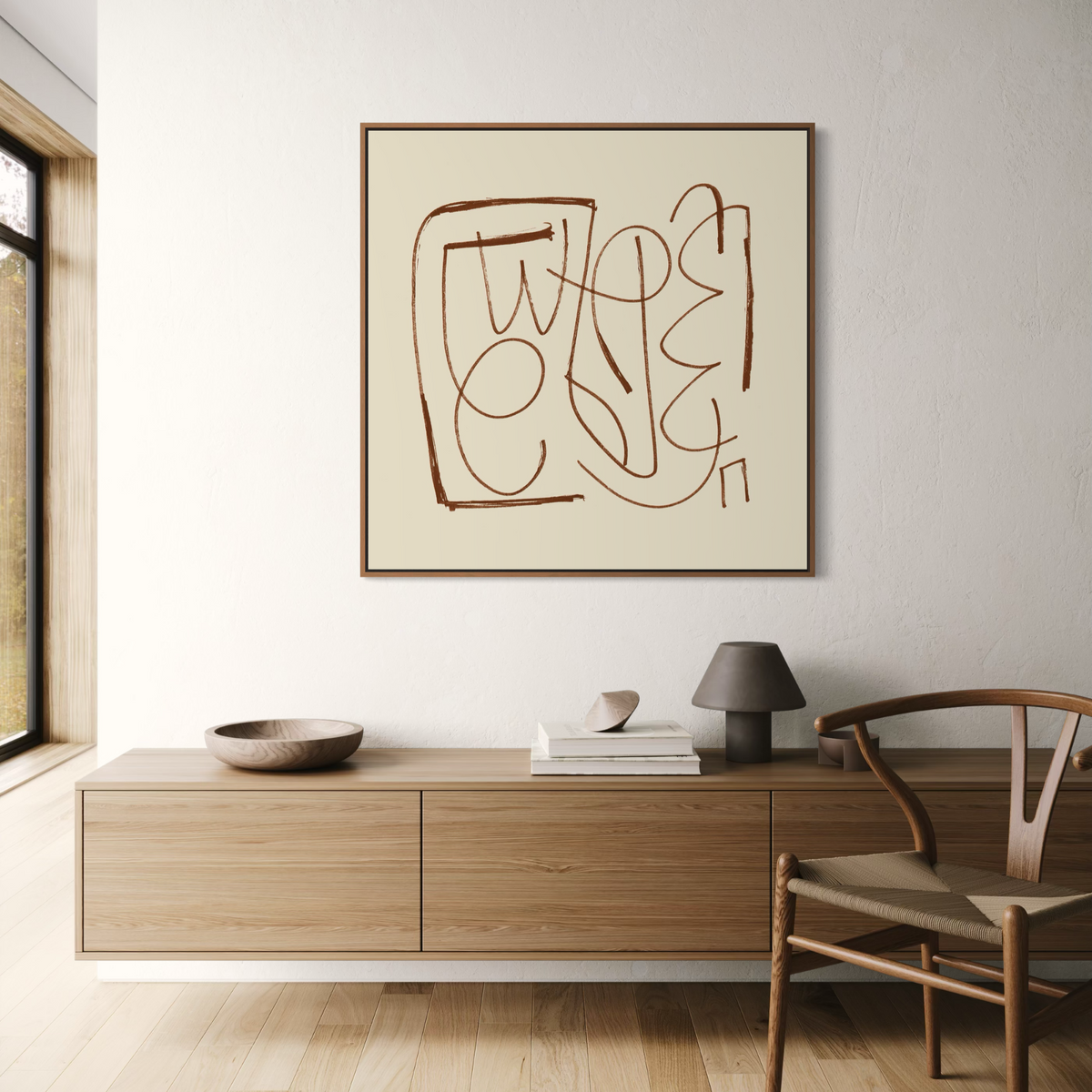 Native | Framed Canvas