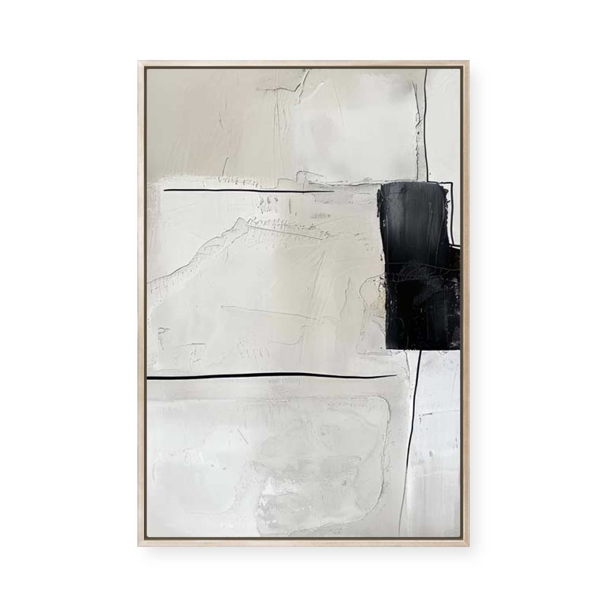 Neutral Balance I | Framed Canvas