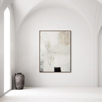 Neutral Balance III | Framed Canvas