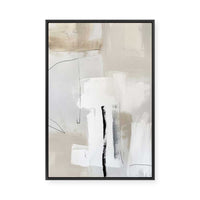 Neutral Balance II | Framed Canvas