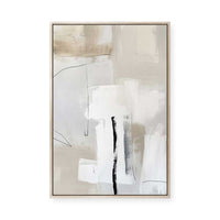 Neutral Balance II | Framed Canvas