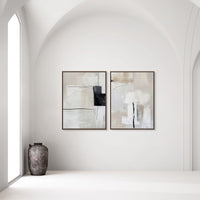 Neutral Balance I | Framed Canvas