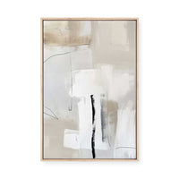 Neutral Balance II | Framed Canvas