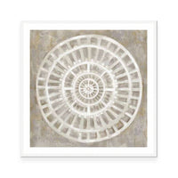 Neutral Textured Medallion