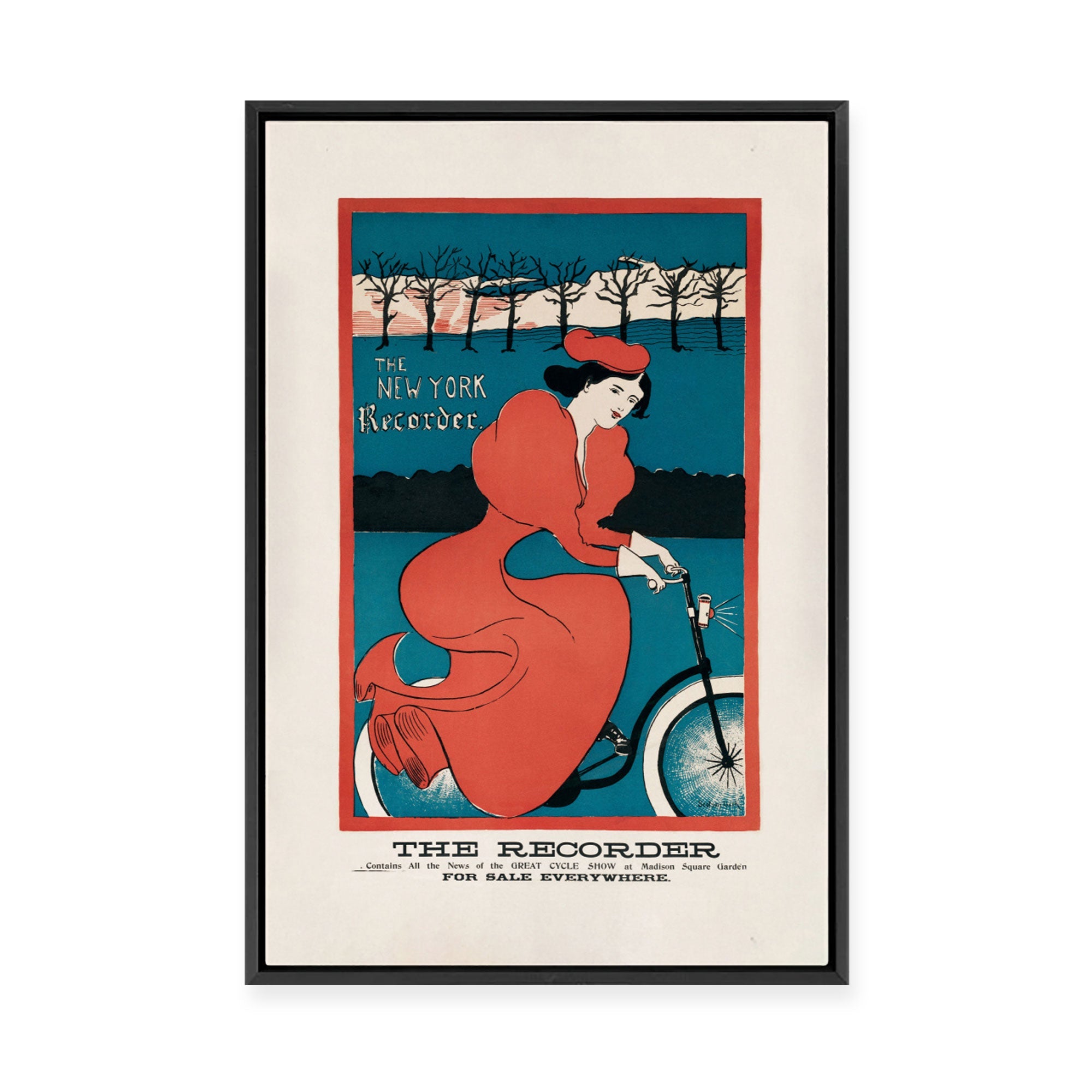 New York Recorder | Framed Canvas