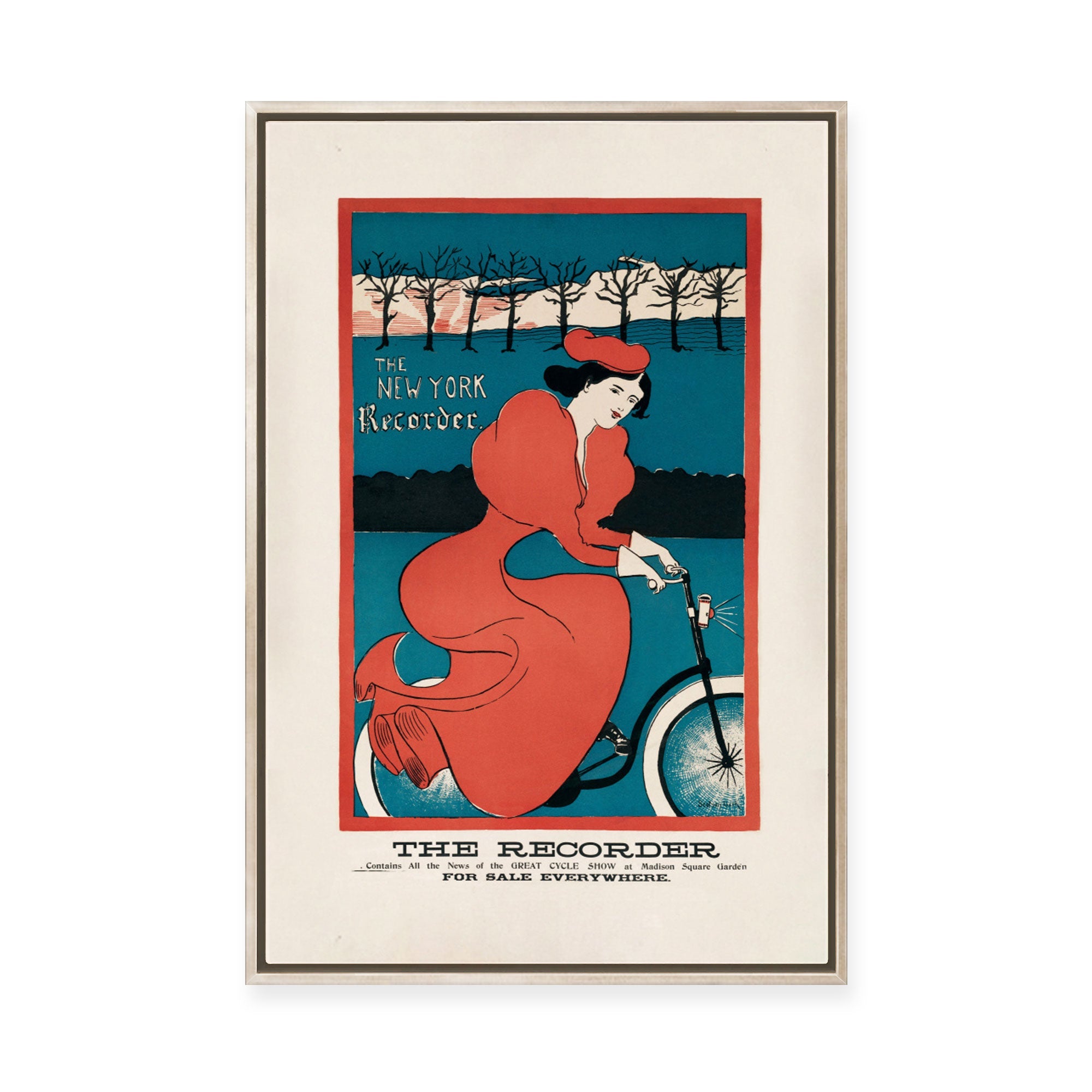 New York Recorder | Framed Canvas