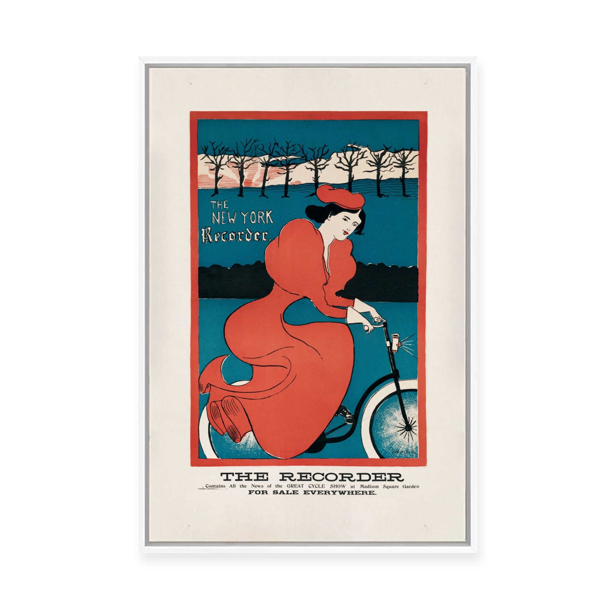 New York Recorder | Framed Canvas