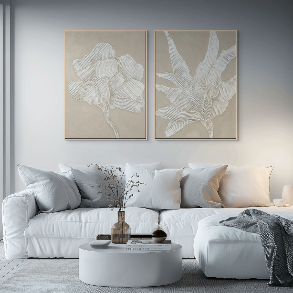 Nordic Bloom II | Framed Canvas