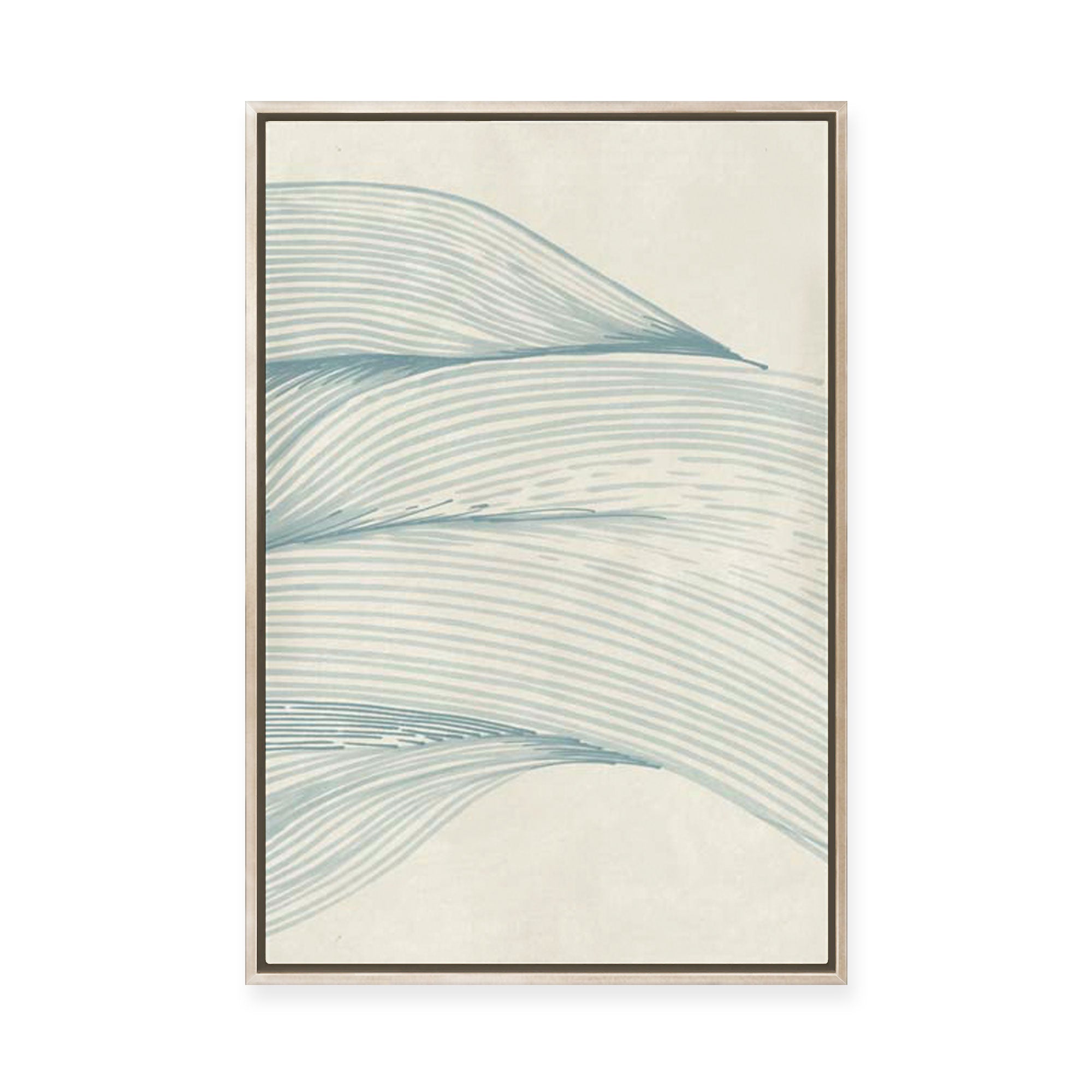 Ocean Lines II | Framed Canvas