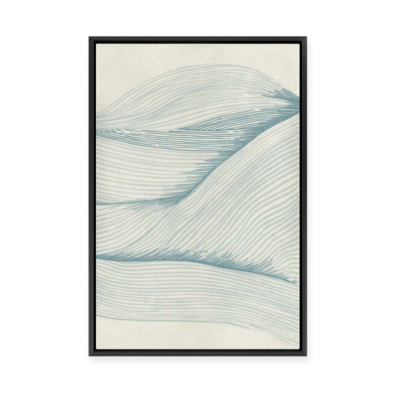 Ocean Lines I | Framed Canvas