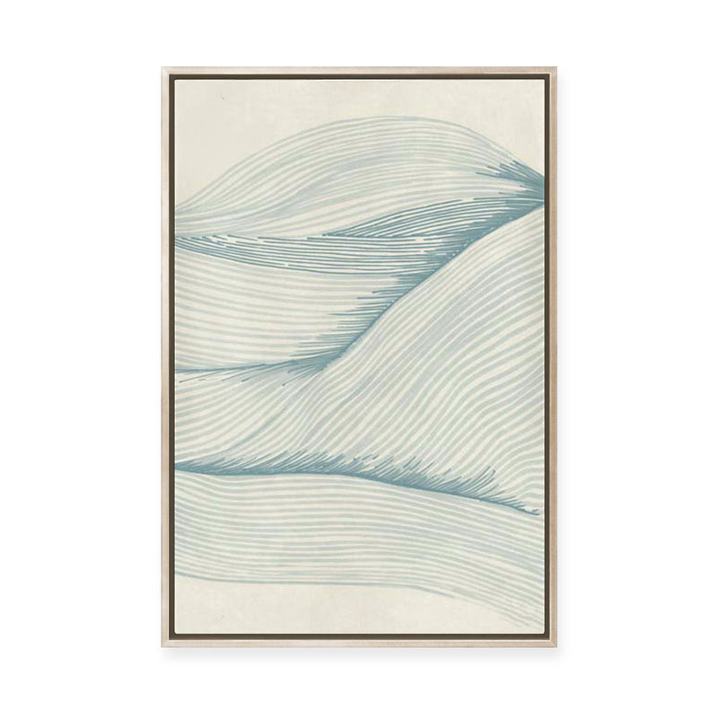 Ocean Lines I | Framed Canvas