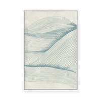 Ocean Lines I | Framed Canvas