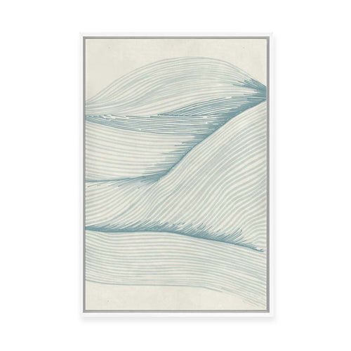 Ocean Lines I | Framed Canvas