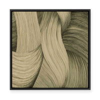 Olive Pigment | Square | Framed Canvas