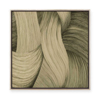 Olive Pigment | Square | Framed Canvas