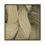 Olive Pigment | Square | Framed Canvas