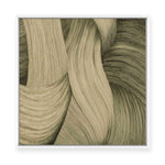 Olive Pigment | Square | Framed Canvas