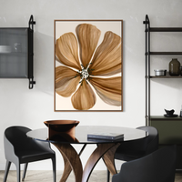 Organic Earth Flower II | Framed Canvas